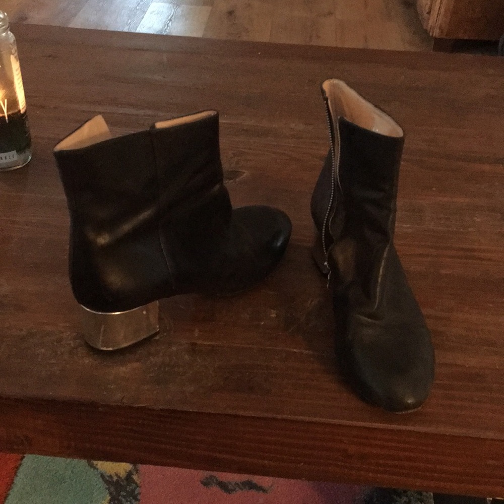Dries Van noten black boots 381/2 - Picture 2 of 6